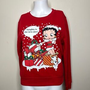 Betty Boop red sweatshirt M